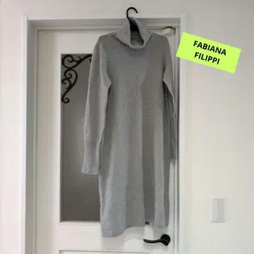 FABIANA FILIPPI, 그레이, 터틀넥, 니트 원피스