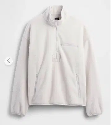 GAP 오버 사이즈 하프 지퍼 플리스