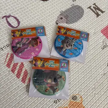 주토피아 2 Happy 복권 제일복권 I상 캔 거울 3종