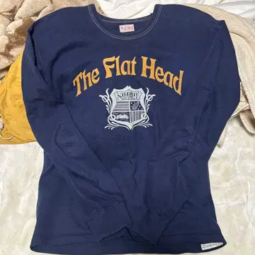 더 플랫 헤드 긴팔 셔츠 42 네이비