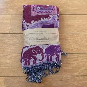 [ 태국 구매 ] Bangkok Souvenirs 코끼리 무늬 스톨