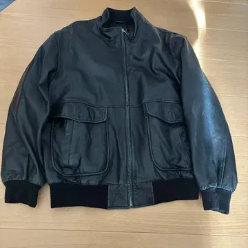 YORK 블랙 가죽 자켓 L~LL