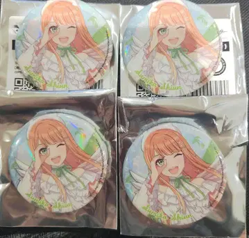 학원 아이돌 마스터 선샤인 캔뱃지 시운 세이카 4개