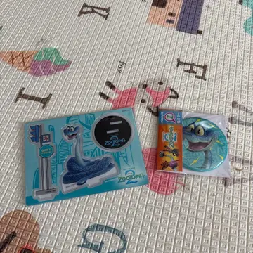 주토피아2 해피 복권 캔 거울 아크릴 스탠드 게리