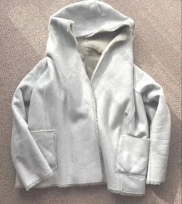 LADY LUCK LUCA 페이크 무스탕 스웨이드 리버서블 무스탕 코트