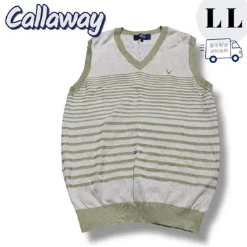 캘러웨이 컬렉션 V넥 니트 베스트 LL 얇은 소재