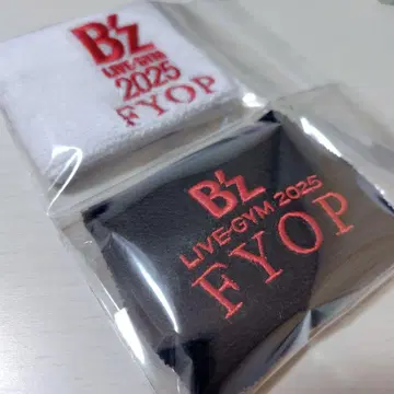 B'z LIVE-GYM fyop 2025 리스트 밴드 블랙 화이트 2종