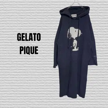 [GELATO PIQUE] PEANUTS 베비모코 자카드 드레스 보송보송