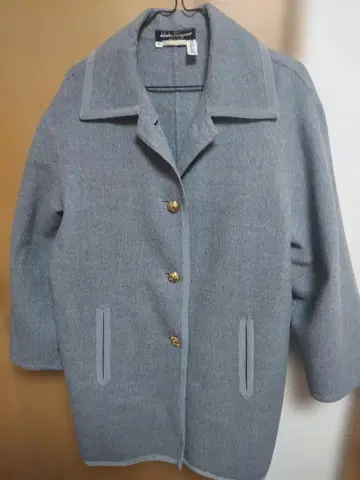 Salvatore Ferragamo 그레이 울 자켓 XS
