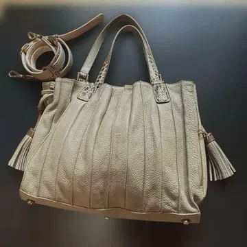 CCL 골드 헤라클레스 슈링크 숄더 토트백