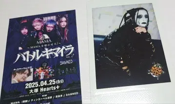 DAMNED 이치네 과거 폴라로이드 스티커 V계 밴드