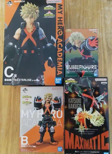 나의 히어로 아카데미아 제일복권 외 바쿠고 카츠키 피규어 4개 세트