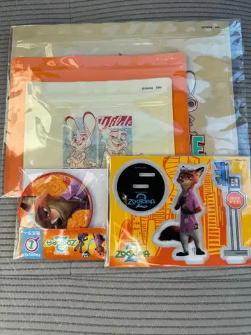 주토피아2 Happy 복권 닉 주디 3종 세트 J상 G상 I상