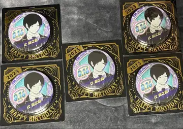 월드 트리거 츠지 신노스케 벌스데이 캔뱃지 5개 세트