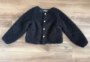 CADUNE 카듀네 보아 점퍼 블랙