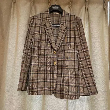 폴 스미스 체크 무늬 자켓 M