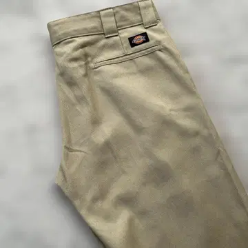 Dickies 슬림 스트레이트 팬츠 베이지 34 x 32