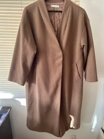 AUNT MARIE'S 브라운 롱 코트