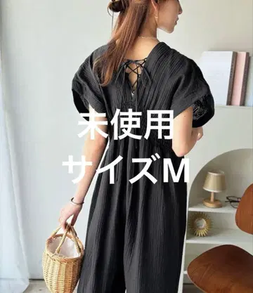 클래식 엘프 레이스업 백리본 올인원 M