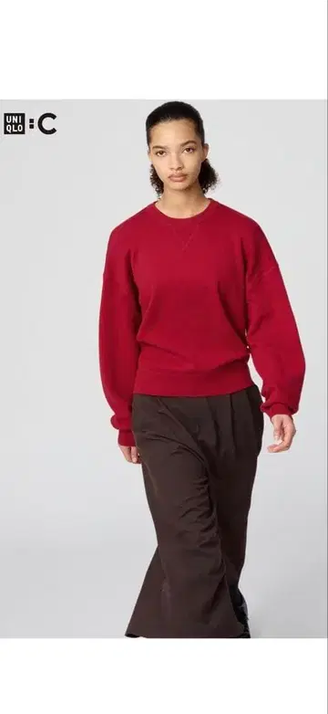 UNIQLO 스무스 코튼 크루넥 스웨터