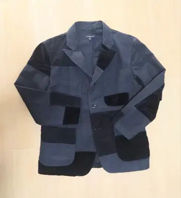 엔지니어드 가먼츠 베드포드 자켓 블랙 패치워크 S