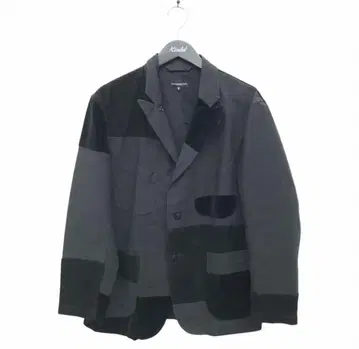 엔지니어드 가먼츠 EngineeredGarments 블랙 패치워크