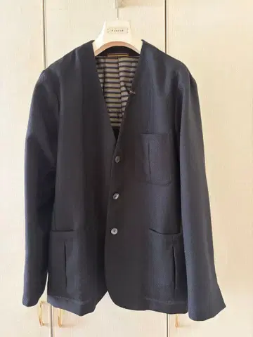 정가 20만 엔 이상 올비움 노카라 자켓 50 블랙