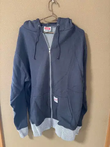 XLARGE 지퍼 후드티 메쉬 절개 풀 집업 후디 미사용 새상품 M