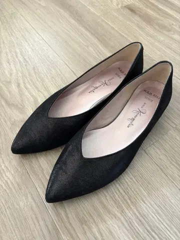 긴자 카네마츠 플랫슈즈 GD2379 22cm