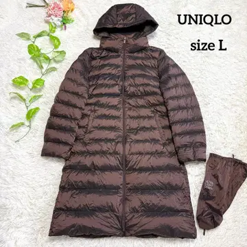 [유니클로] 새상품급 울트라 라이트 다운 코트 보르도 L 사이즈 여성용