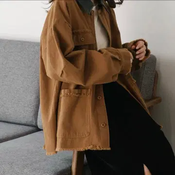 Kastane 단치키리 덕 자켓 카멜
