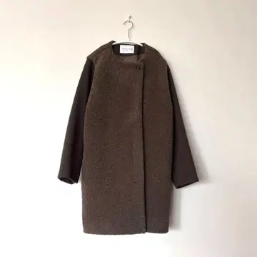 [ UNITED ARROWS ] 보아 x 멜톤 노카라 미들 코트