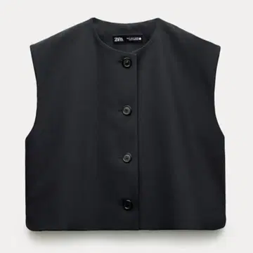 ZARA ZW COLLECTION 베스트 상의 네이비 M