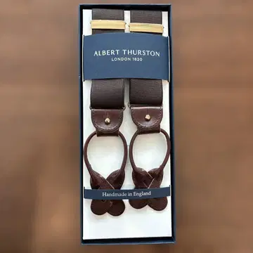 ALBERT THURSTON 브라운 서스펜더