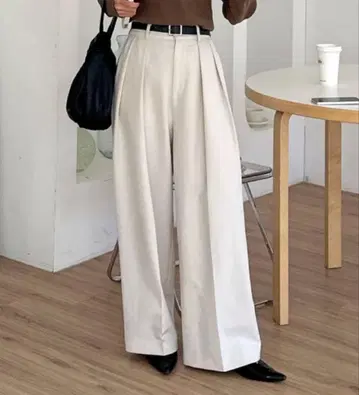 CAPRICIEUX LEMAGE 2턱 와이드 팬츠 카프리슈레마쥬