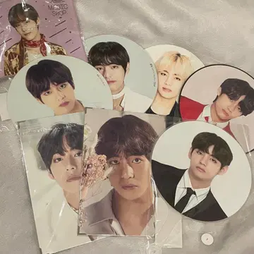 BTS 태현 태태 부채 플래그 프레포토
