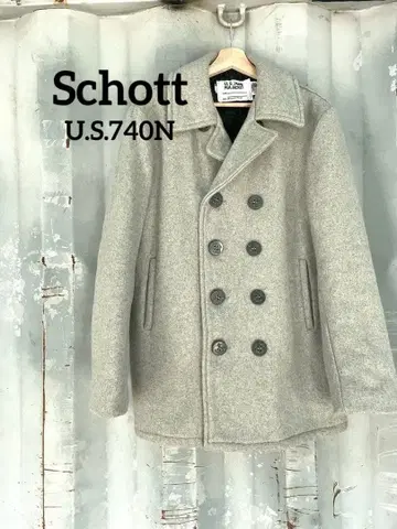 Schott U.S. 740N PEACOAT 그레이 40사이즈