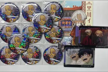 도쿄 리벤저스 캔뱃지 쿠로카와 이자나 마지막 세계선 색지 카드