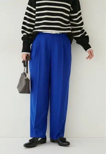 휴먼 우먼 트윌 컬러 팬츠 울 팬츠 와이드 팬츠 슬랙스