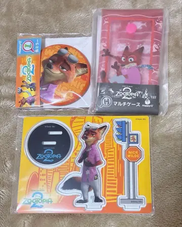 주토피아2 해피 복권 아크릴 스탠드 프롭스 멀티 케이스