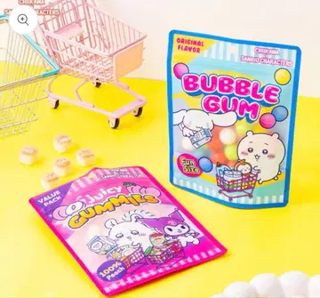 치이카와x산리오 캐릭터즈 슈퍼마켓 지퍼백 2종 세트