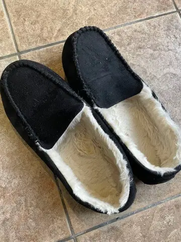 블랙 스웨이드 모카신