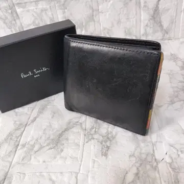 Paul Smith 폴 스미스 블랙 이단 접이식 지갑