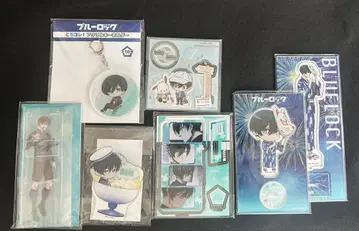 블루 록 아크릴 스탠드 아크릴 키링 세트 이토시 린