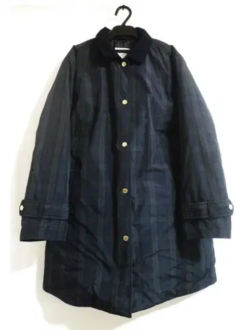 크로커다일 CROCODILE 타탄 다운 코트 빅 사이즈 LL