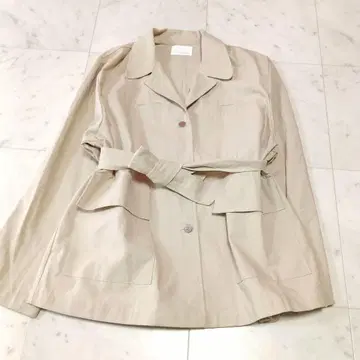 willfully 윌프리 코튼 숏코트 벨트 포함 F