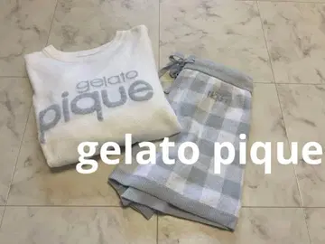 gelato pique 룸웨어 세트 화이트/그레이