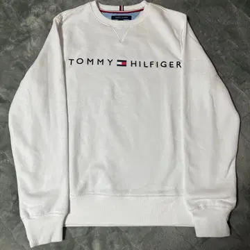 TOMMY HILFIGER 화이트 트레이닝복 M 사이즈