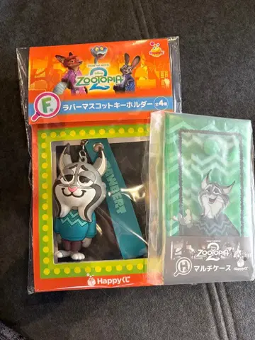 주토피아2 해피 복권 파우바트 세트 2점