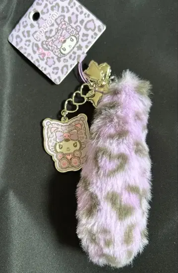 갸루 고양이 쿠로미 꼬리 스트랩